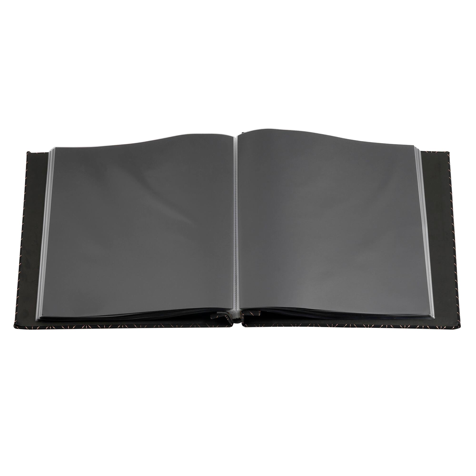 6 Pack: Black Geo Mega Scrapbook Album by Recollections™